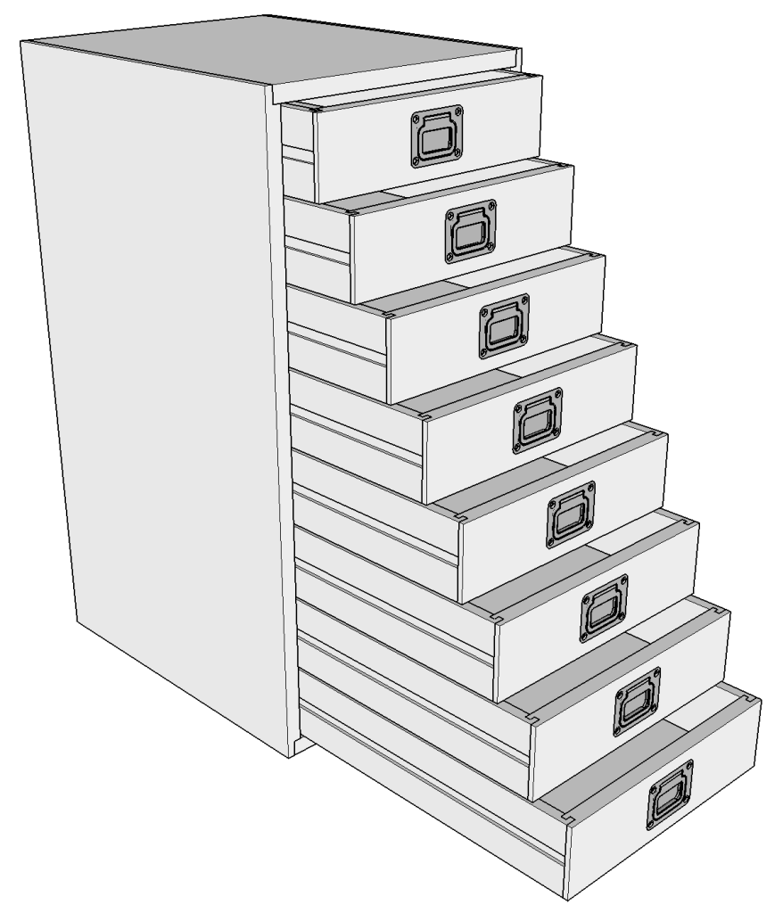 8Drawer Small Parts Almost Famous Dave